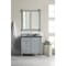 James Martin Vanities Brittany 36in Single Vanity, Urban Gray w/ 3 CM Charcoal Soapstone Quartz Top 650-V36-UGR-3CSP - alternate 2
